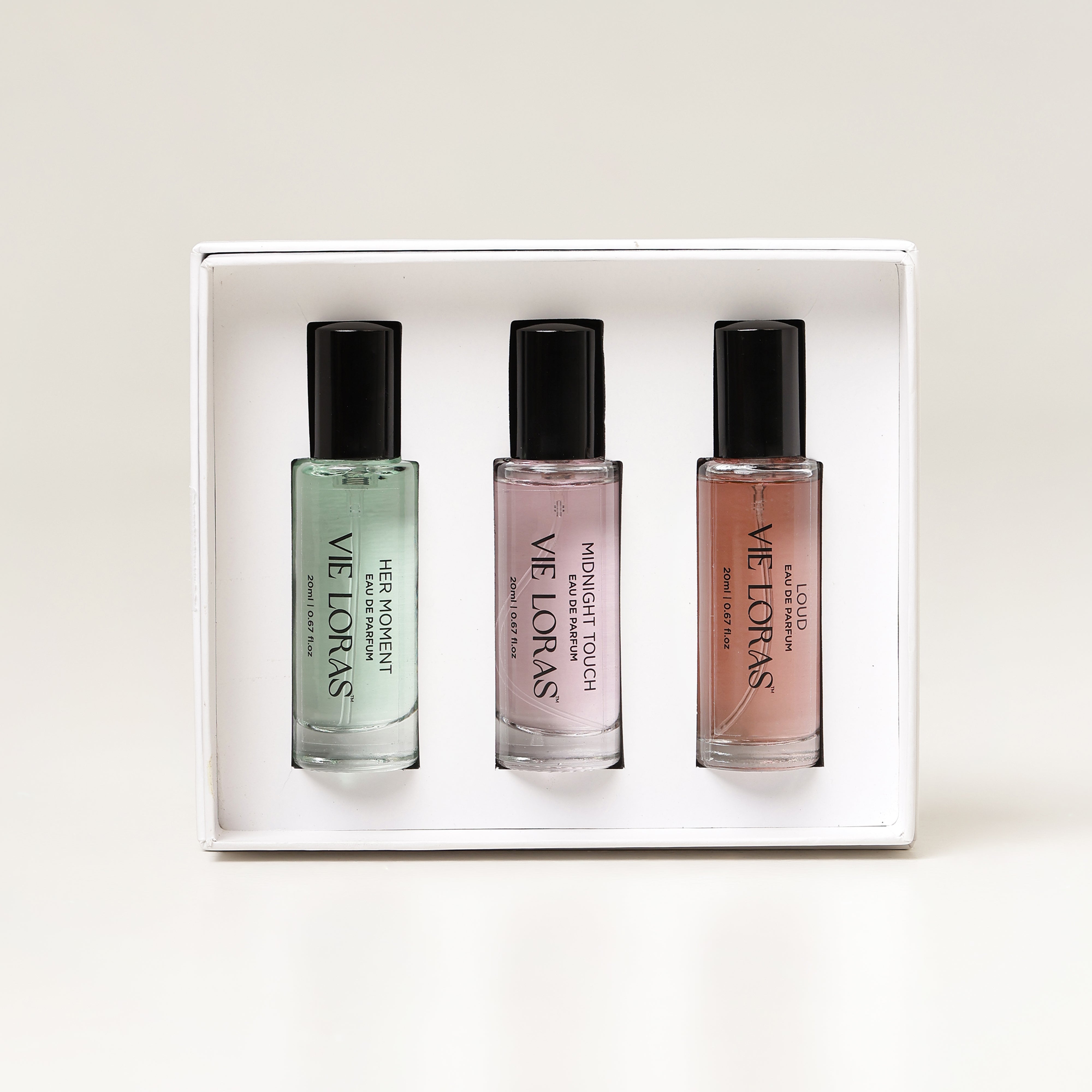 VIE LORAS Women’s Gift Set – 3 Premium Perfumes (20ml Each)