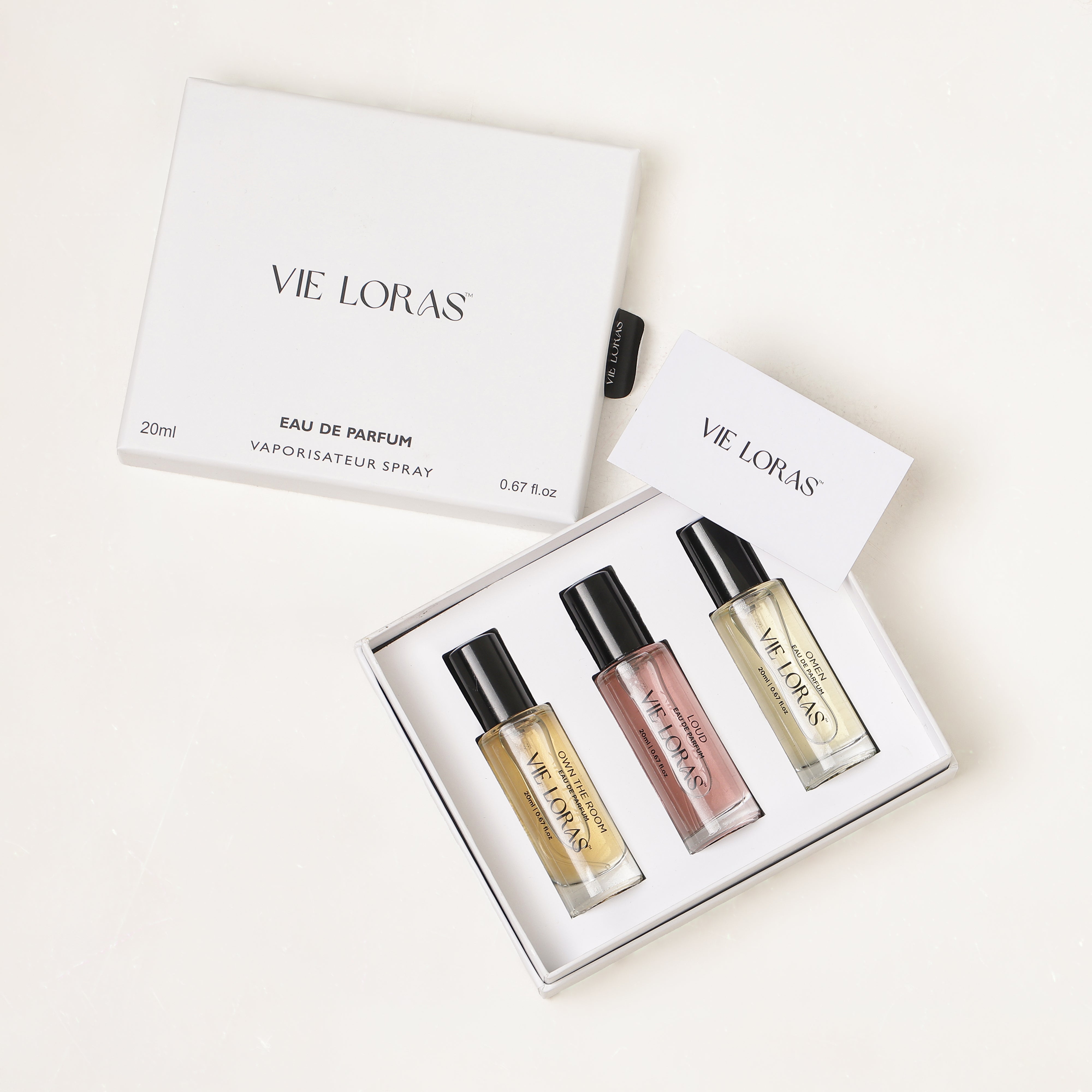 VIE LORAS Men’s Gift Set – 3 Premium Perfumes (20ml Each)